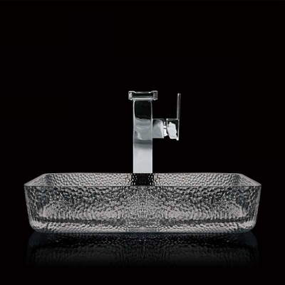 Salle de bains fumeuse 105mm lisse de cuvette de Grey Rectangular Vessel Sinks Wash
