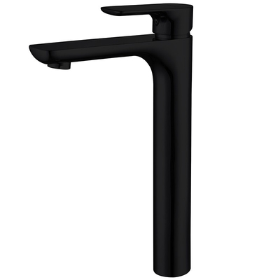 Robinet de mélangeur simple de poignée de lavabo de navire en laiton solide d'accessoires grand