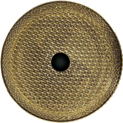 Couleur unique d'or de Crystal Glass Vessel Sinks British de bassin rond artistique de partie supérieure du comptoir