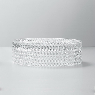 le lavabo de main de dessus de Tableau de 12mm 15,5 avancent la cuvette petit à petit transparente de Crystal Round Bathroom Sink Basin