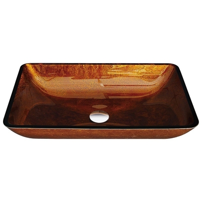 verre trempé rectangulaire de conception de compteur de dessus de Tableau de lavabo de dessus de Tableau de 110mm
