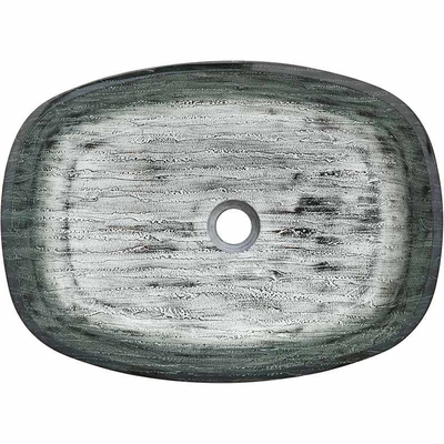 évier rectangulaire de navire de la plus défunte de main de drain de 45mm grand longueur du lavabo 40mm