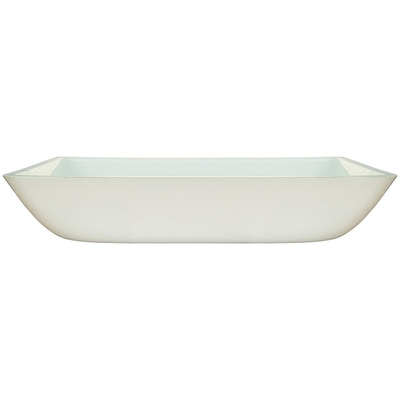 Piédestal au-dessus de contre- partie supérieure du comptoir rectangulaire de salle de bains de bol en verre d'évier de navire