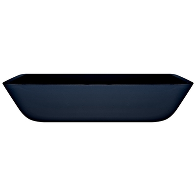 Lavabo noir de couleur de verre trempé 12mm Matt Counter Top Bowl Sink acide