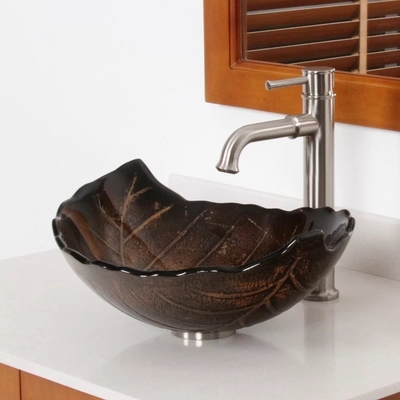 dessins chauds épais de fonte formé par feuille du lavabo de partie supérieure du comptoir de 180mm 12mm Brown et de main