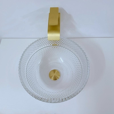 La salle de bains augmentée profonde de cuvette descend le navire Crystal Clear Washing