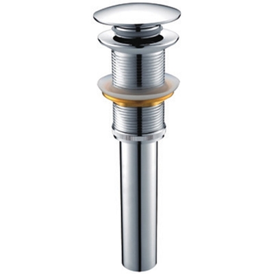 La pompe de drainage argentée des eaux usées 45mm Dia Washbasin Faucet Pop Up vidangent l'argent passé au bichromate de potasse