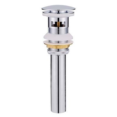 La pompe de drainage argentée des eaux usées 45mm Dia Washbasin Faucet Pop Up vidangent l'argent passé au bichromate de potasse