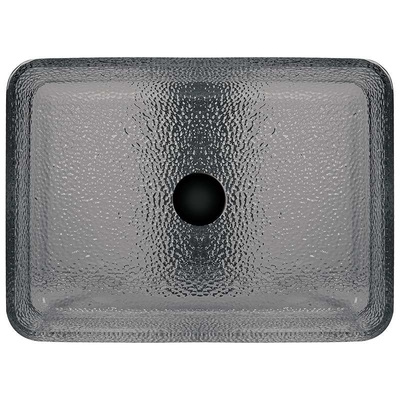 Salle de bains fumeuse 105mm lisse de cuvette de Grey Rectangular Vessel Sinks Wash