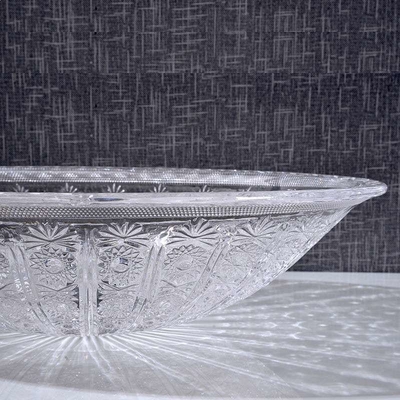 Longueur ovale de Crystal Clear Vanity 530mm de plan de travail de cuvette de lavabo de forme