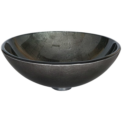Évier simple rond de salle de bains de cuvette avec le bassin classique de vanité de partie supérieure du comptoir d'aluminium