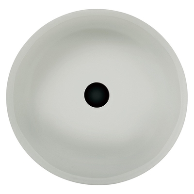 évier blanc rond texturisé de navire de bassin de taille de 110mm de longueur en verre de la cuvette 420mm