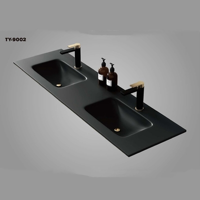 Le verre trempé de table d'évier de verre trempé de salle de bains a adapté 60cm à 200cm aux besoins du client