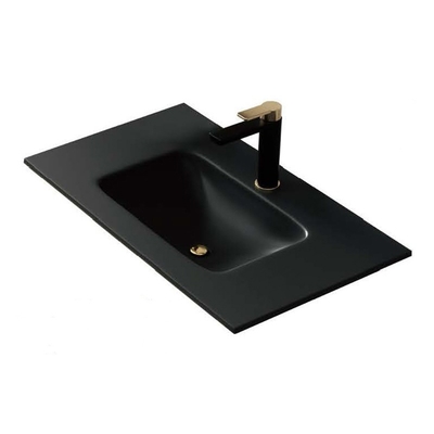 Le verre trempé de table d'évier de verre trempé de salle de bains a adapté 60cm à 200cm aux besoins du client