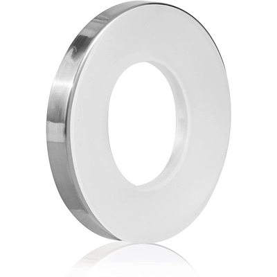 Évier argenté passé au bichromate de potasse de navire d'accessoires de lavabo montant Ring For Home Bathroom