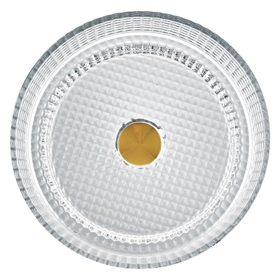 Lavabo en verre formé par cylindre européen Crystal Clear Sink Diemater 14,8 »
