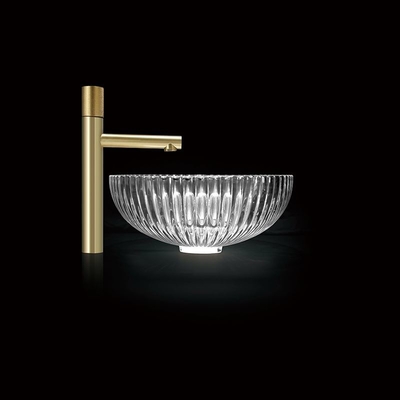 Type en verre de cuvette de navire lavabo pour l'éraflure commerciale résistante