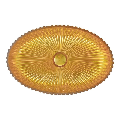 Taille intérieure de navire d'OEM des bassins 18k de la couleur en verre vigoureuse 135mm d'or