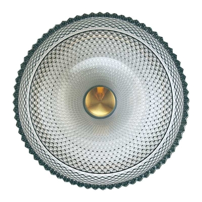 Crystal Glass Round Countertop Basin moderne pour la salle de bains