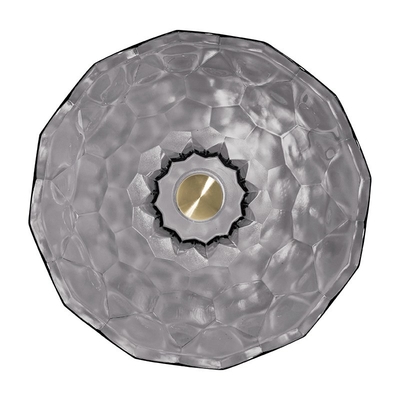 Lumière en verre formée par boule moderne Gray Color Vessel Sinks Pop de lavabo vers le haut de drain