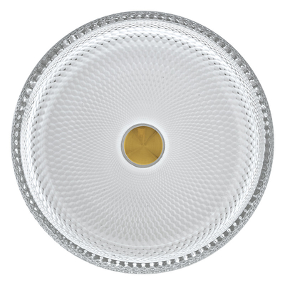 épaisseur Crystal Clear Glass Vessel Basins de 12mm pour le bureau Art Deco Round Shape