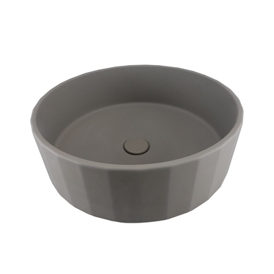 Taupe Clay 17' bassin de lavage moyen moderne pour la maison commerciale