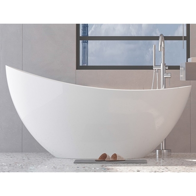 80 cm de hauteur baignoire en acrylique haute baignoire blanche brillante