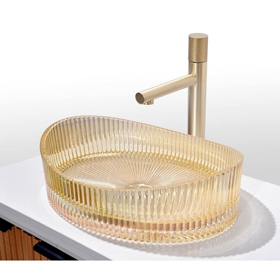 Bassins de récipients en verre modernes d'épaisseur de 12 mm