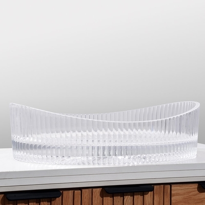 La cuve à évier en verre moulé sous pression sans débordement sophistiquée et à la mode