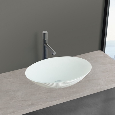 Bassin en verre résistant aux rayures pour un nettoyage facile et un look moderne