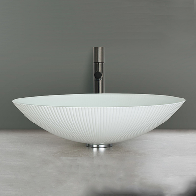 Bassin en verre résistant aux rayures pour un nettoyage facile et un look moderne