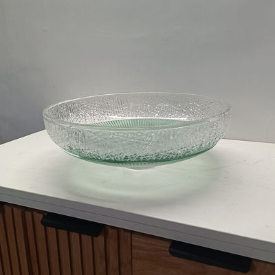 Finition lisse bassins de récipients en verre conception contemporaine Pas de trou de montage de robinet